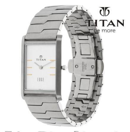 stainless steel titan edge watches