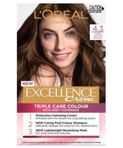 L'Oreal Paris Excellence 4.3 Dark Golden Brown Hair Color