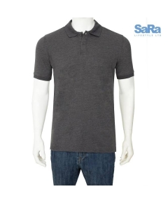 SaRa Mens Polo Shirt PETROL MELANGE