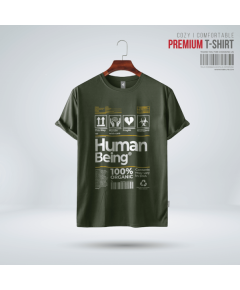 Fabrilife Olive Human Being T-Shirt