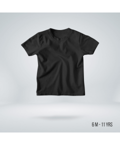 Fabrilife Kids Premium Blank T-shirt - Black