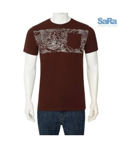 SaRa Mens T -Shirt Chocolate