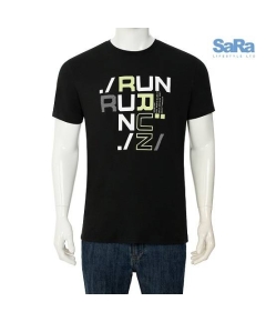 SaRa Mens T -Shirt (MTS241YF- Black