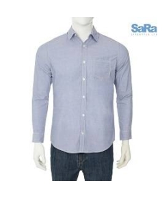 SaRa Men's Casual Shirt Sky blue