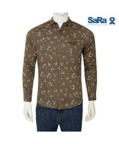 SaRa Men's Casual Shirt Printed