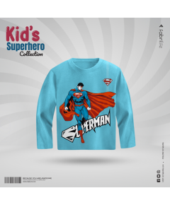 Fabrilife Kids Premium Full Sleeve | Superman