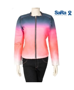 SaRa Ladies Jacket (NWWJ25G-Gradient Coral AOP), Size: M