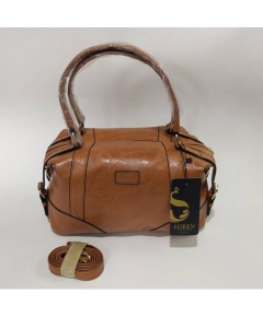 Duffle Ladies Bag, Color: Brown