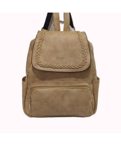 Gloria Backpack Ladies Bag, Color: Beige