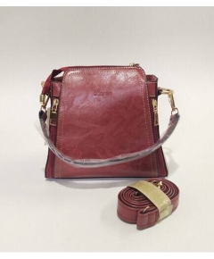 Bucket Ladies Bag, Color: Red