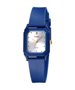 SKMEI 1651 Navy Blue PU Sport Analog Watch For Women - Navy Blue