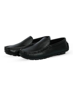 Black Leather Loafers Men's SB-S118, Size: 39