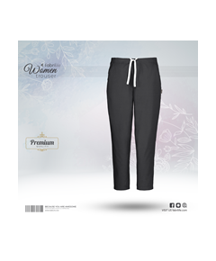 Women Premium Trouser- Charcoal