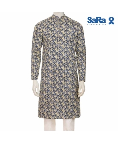 SaRa Men Panjabi (MPJ61FBB-Beige Print)