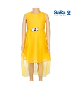 SaRa Girls FrocK (GFR32FFCG-Yellow)