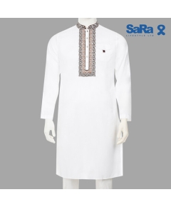 SaRa Mens Panjabi (MPJ101ACA-White)