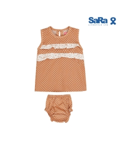 SaRa Girls Nema set (MGNF6K-Brown print)