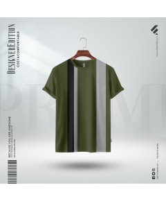 Fabrilife Mens Premium Designer Edition T-Shirt | Olive