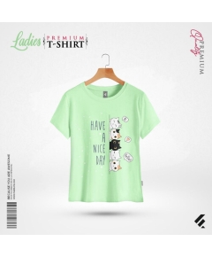 Fabrilife Women Premium Tee T-Shirt- Kitty