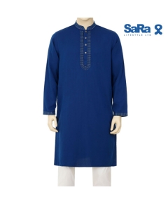 SaRa Mens Panjabi (MPJ712FC-Navy), Size: S