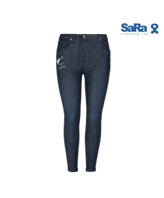 SaRa Ladies Denim Pant (WPT291YIA-Dark), Size: 28