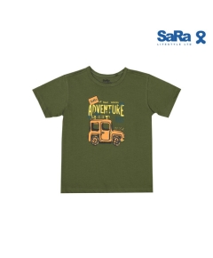 SaRa Boys T Shirt (BTS112FFK-Olive), Baby Dress Size: 2-3 years