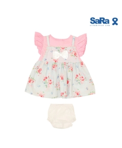 SaRa Girls Frock Set (GFR262FFG-Blue)