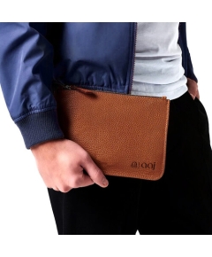 Leather Zipper Pouch SB-ZP02