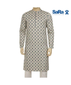 SaRa Mens Panjabi (MPJ53PCB-Printed), Size: M