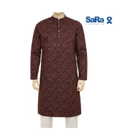 SaRa Mens Panjabi (MPJ53PCE-Printed), Size: S