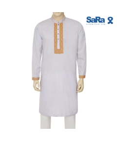 SaRa Mens Panjabi (MPJ433FCA-LT. PURPLE), Size: S