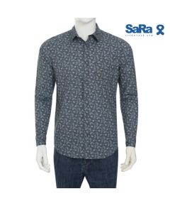 SaRa Mens Casual Shirt (MCS523FCA-Printed), Size: S