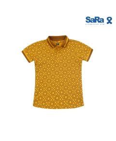 SaRa Boys Polo Shirt (BPO112FKB-Mustard), Baby Dress Size: 7-8 years