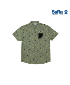 SaRa Boys Casual Shirt (BCS222AEK-Ash), Baby Dress Size: 2-3 years