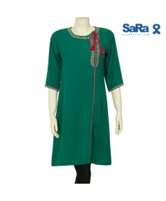 SaRa Ladies Ethnic (WKU62AH-Green), Size: S