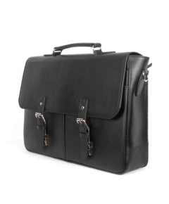 Black Plane Leather Executive Bag SB-LB442