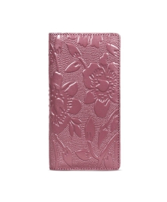 SSB Floral Pattern Long Leather Wallet SB-W161