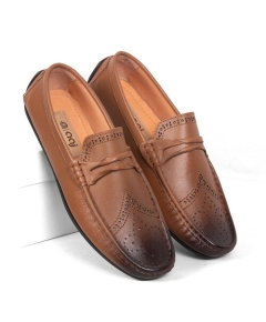 Leather Loafer Mocassino shoes SB-S367, Size: 39