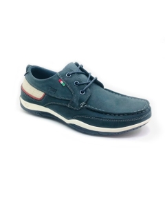 Bay Mens Casual Blue Shoes