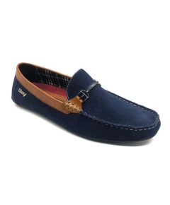 Bay Mens Casual Blue Shoes