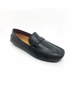 Bay Mens Casual Black Shoes