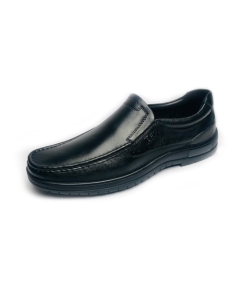 Bay Mens Casual Black Shoes