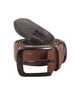 Crocodile Print Leather Belt SB-B152 | Premium