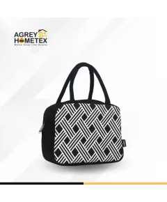 Lunch Carry Bag Black & White 33381