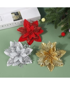 Christmas Decoration Flower 3 Piece Set