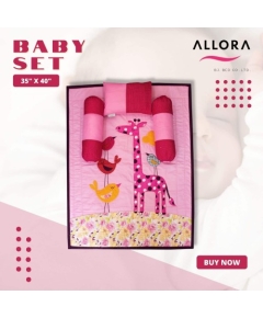 Giraffe Design Baby Katha Set