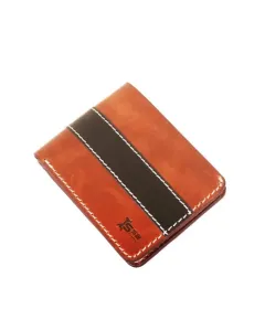 Oil Pull Up Leather Striped Wallet SB-W190 | Premium