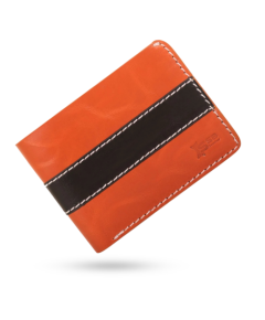 Oil Pull Up Leather Striped Wallet SB-W150 | Premium