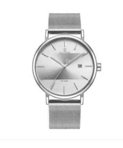 NAVIFORCE NF3008L Silver Mesh Stainless Steel Analog Watch For Women - White & Silver