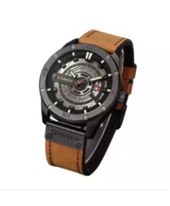 C8301 - Brown Leather Analog Watch for Men